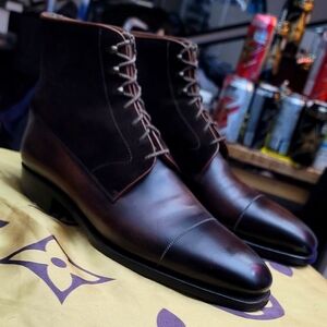 Antonio Meccariello Lace Up Derby Boots